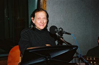 Oscar Brand at the 60th anniversary of Folksong Festival